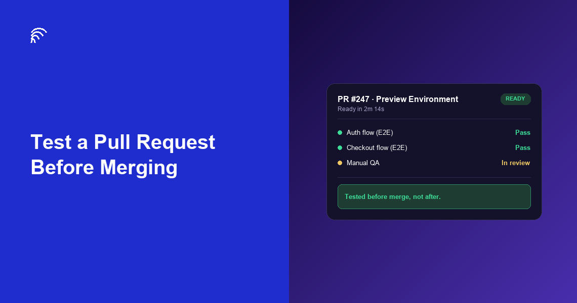 How to Test a Pull Request Before Merging