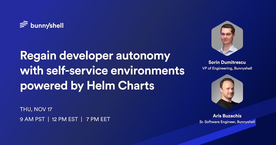 Regain developer autonomy with self-service environments powered by Helm Charts